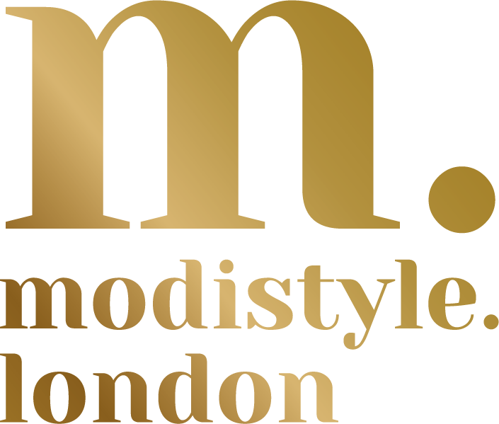 Gold M. Modistyle London Logo